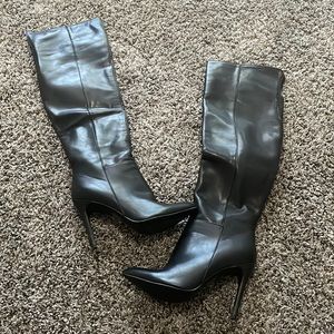 Akira leather over the knee boots